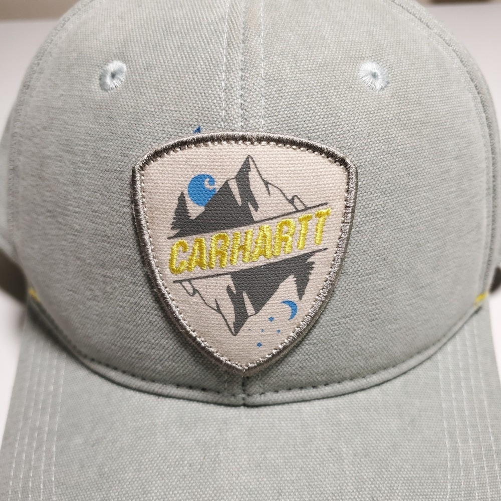 Carhartt Canvas Outdoor Patch Cap Hat One Size Green Snapback